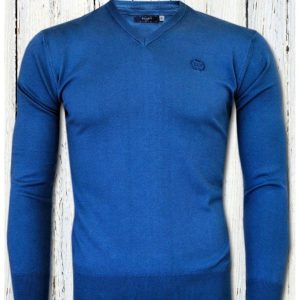 Jersey Liso Cuello Pico Hombre
