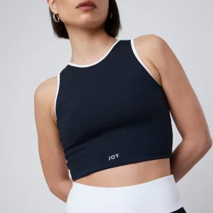 Croptop Halter Black & White