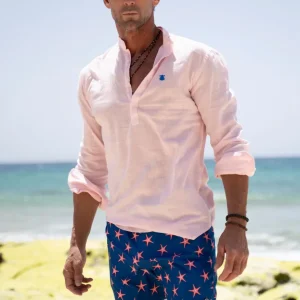 Bañador Azul Estrellas de Mar Hombre