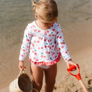 CAMISETA NIÑA M/L CEREZAS
