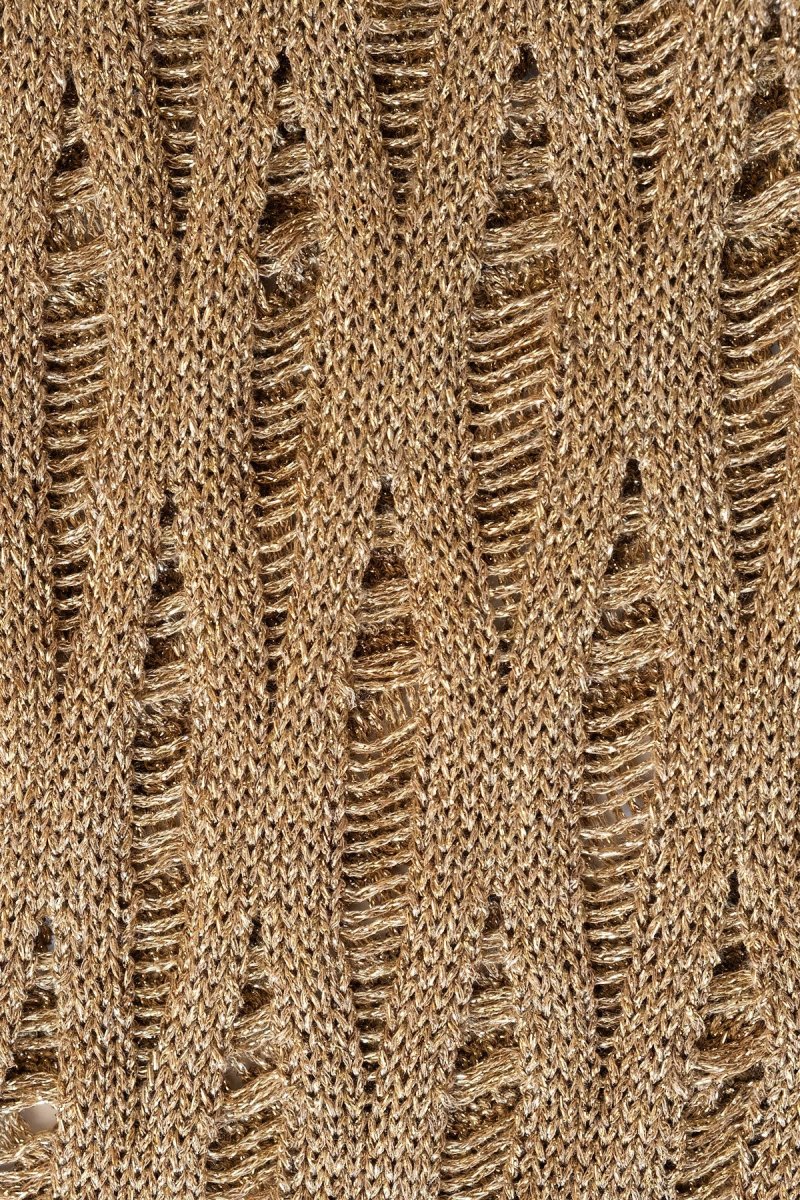 Lara Cardigan in Gold - Imagen 7